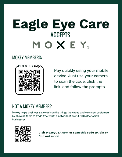Eagle Eye Care Pay with Moxey graphic